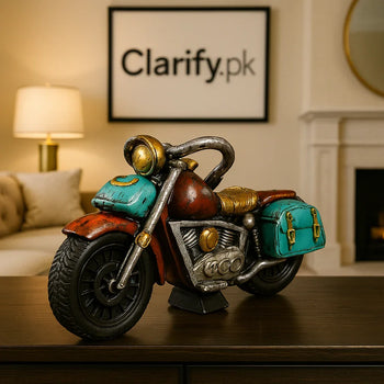 Vintage Bike Showpiece – Handcrafted Metal Decor - Clarify.pk