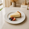 Danny Home White Fluted Flat Plate