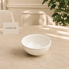 Danny Home White Fluted Bowl - 4.75 Inch