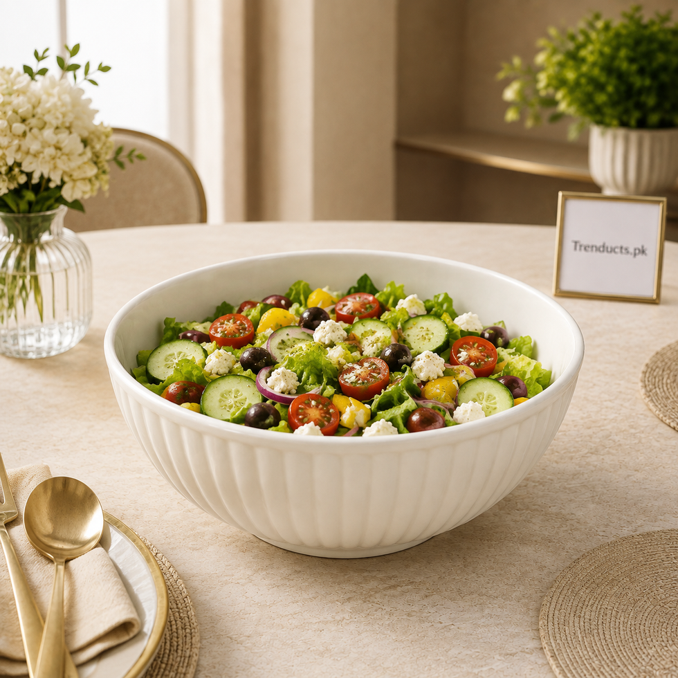 Danny Home White Fluted Bowl