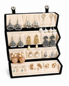 Foldable Velvet Jhumka Organizer Box – 16 Slots