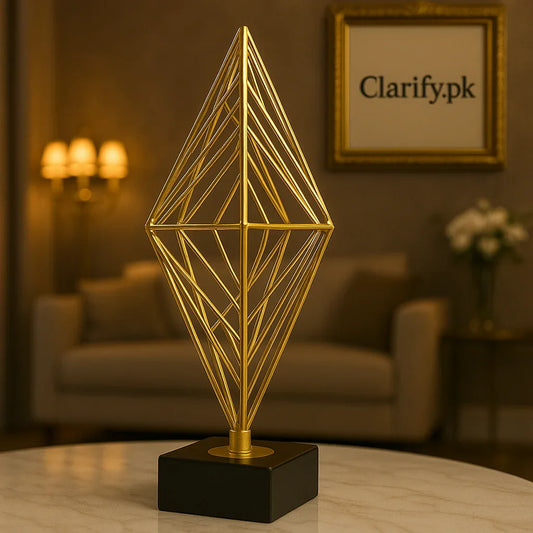 Metal Missile Motif Showpiece – Modern Home Décor - Clarify.pk