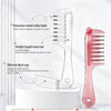 Transparent Scalp Oil Applicator Massage Comb