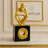 Thinker Figurine Showpiece – Modern Abstract Home Décor - Clarify.pk