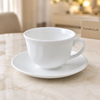 Danny Home White Opal 6 Pieces Cup Set - 190ml