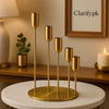 5-Piece Metal Candle Stand Set – Elegant Home Décor - Clarify.pk