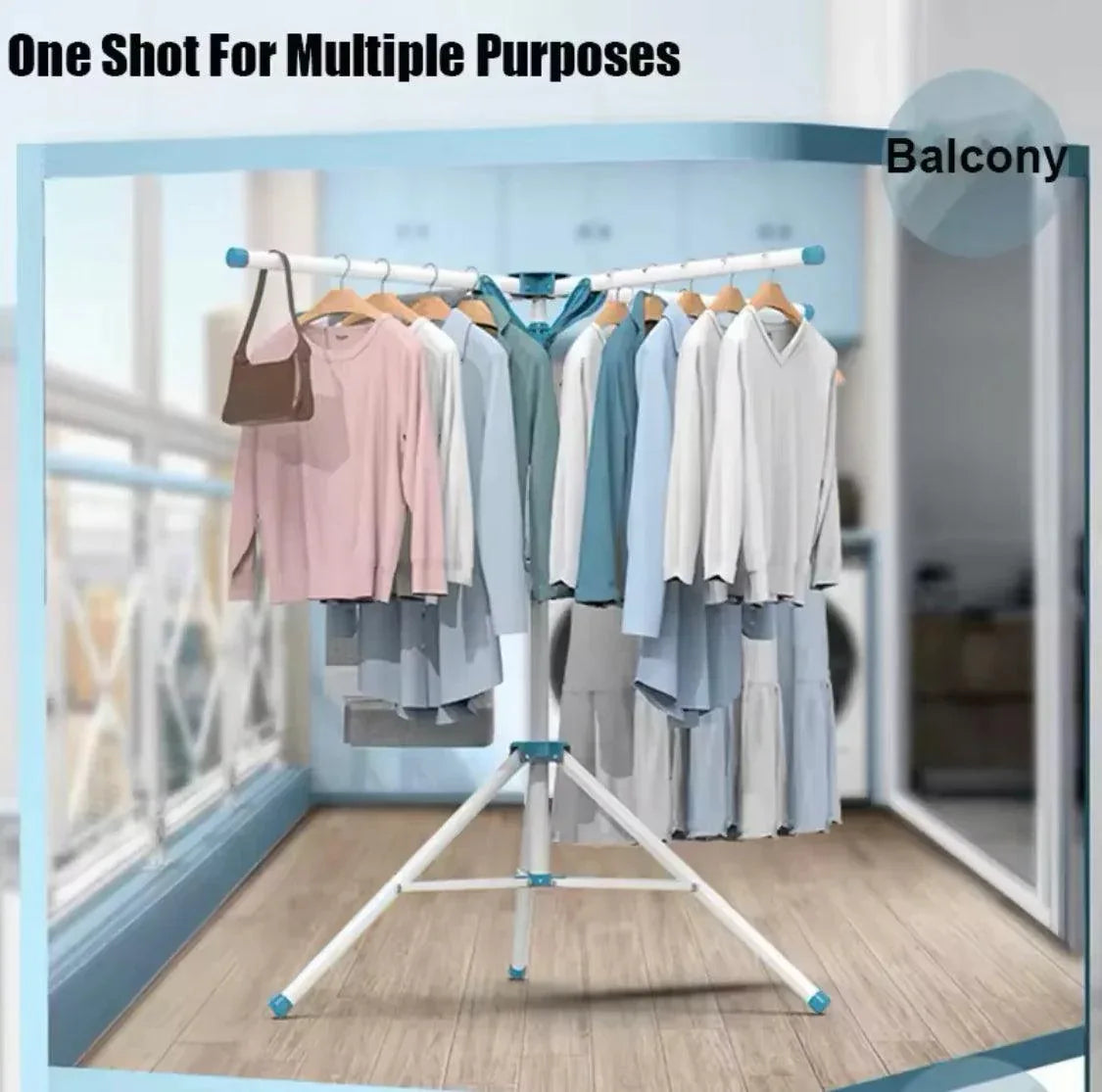 Laundry Clothes Drying Rack - Umbrella-Shaped Laundry Drying Rack - Clarify.pk