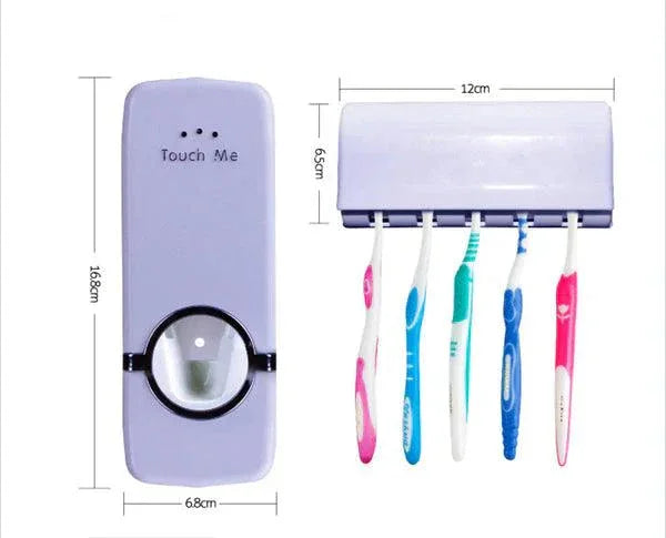 Toothpaste Dispenser Holder: Convenient Toothpaste Dispenser with Holder - Clarify.pk