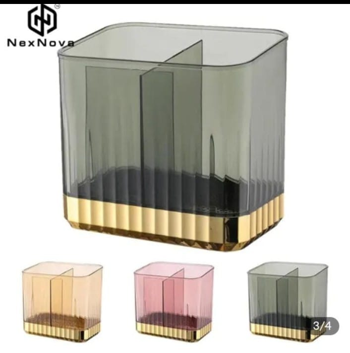 Acrylic Ripple Multi-Purpose Desktop & Vanity Organizer