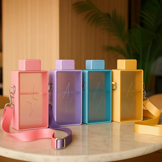 Battery Design Kids Water Bottle – Cute & Portable - Clarify.pk