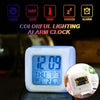 7 Color LED Alarm Clock with Snooze Feature - Clarify.pk