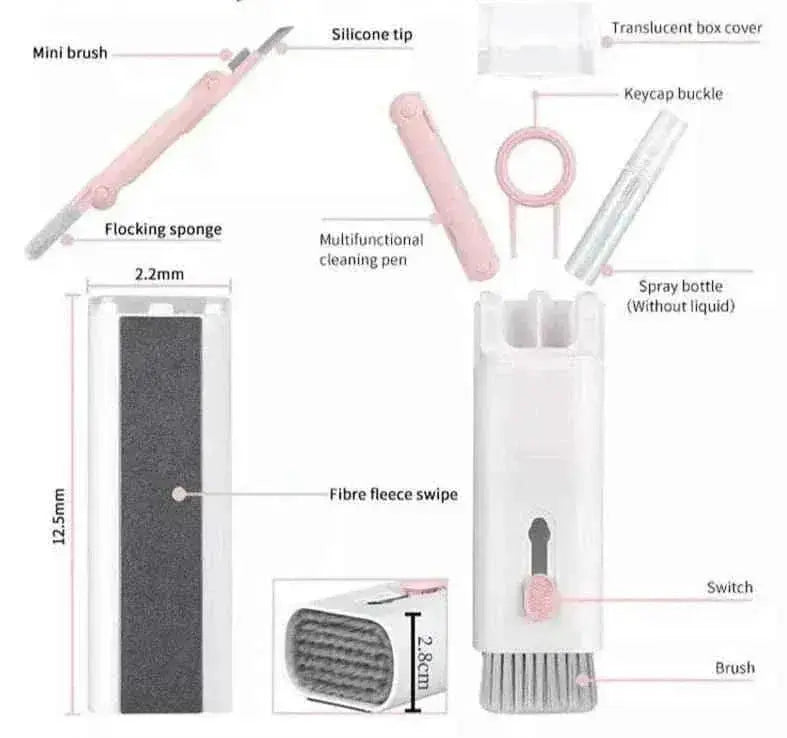 7 in 1 Keyboard Cleaning Kit with Brush & Tools - Clarify.pk