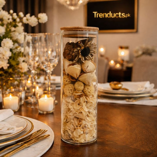 Natural Mehak Potpourri Glass Jar – Long Lasting
