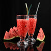 Stainless Steel Straw & Spoon Set with Cleaning Brush (4PCS)