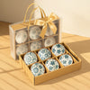 Japanese Style Ceramic Serving Bowls Set with Chopsticks - 6 Pieces Set - Clarify.pk