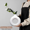 Minimalist Plastic Vase - Modern Shelf Decor (each)