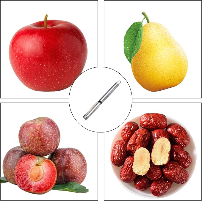 Stainless Steel Apple Corer & Seed Remover