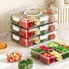 Nordic Rotating Petal Dry Fruit Box – Creative Multi-Compartment Snack Tray