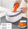 360 Rotate Vegetable Cutter & Chopper with Basket | 8-Blade