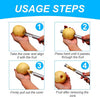 Stainless Steel Apple Corer & Seed Remover