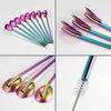 Stainless Steel Straw & Spoon Set with Cleaning Brush (4PCS)