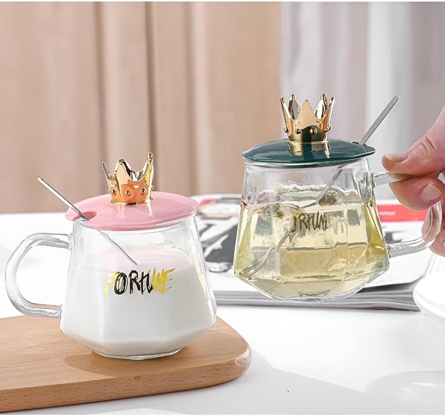 Advanced Glass Iced Coffee Mug: Premium Heat-Resistant