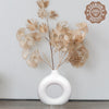 Minimalist Plastic Vase - Modern Shelf Decor (each)