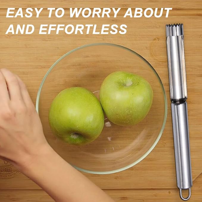 Stainless Steel Apple Corer & Seed Remover