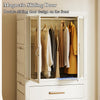 Portable Wardrobe Closet with Wheels – Heavy-Duty Storage Organizer