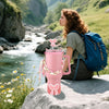 Stanley Tumbler Bow Accessories Set – Straw Topper, Silicone Boot & Scarf Handle