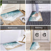 3D Ocean Wave Beach Bathroom Mat – Anti-Slip Rug