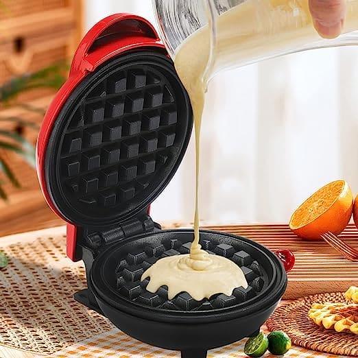 Mini Waffle Maker - Compact and Easy-to-Use for Quick Breakfasts - Clarify.pk