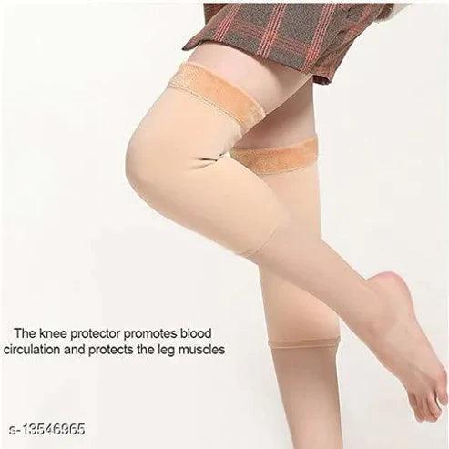 Unisex Fleece Knee Warmers for Comfort and Warmth - Clarify.pk
