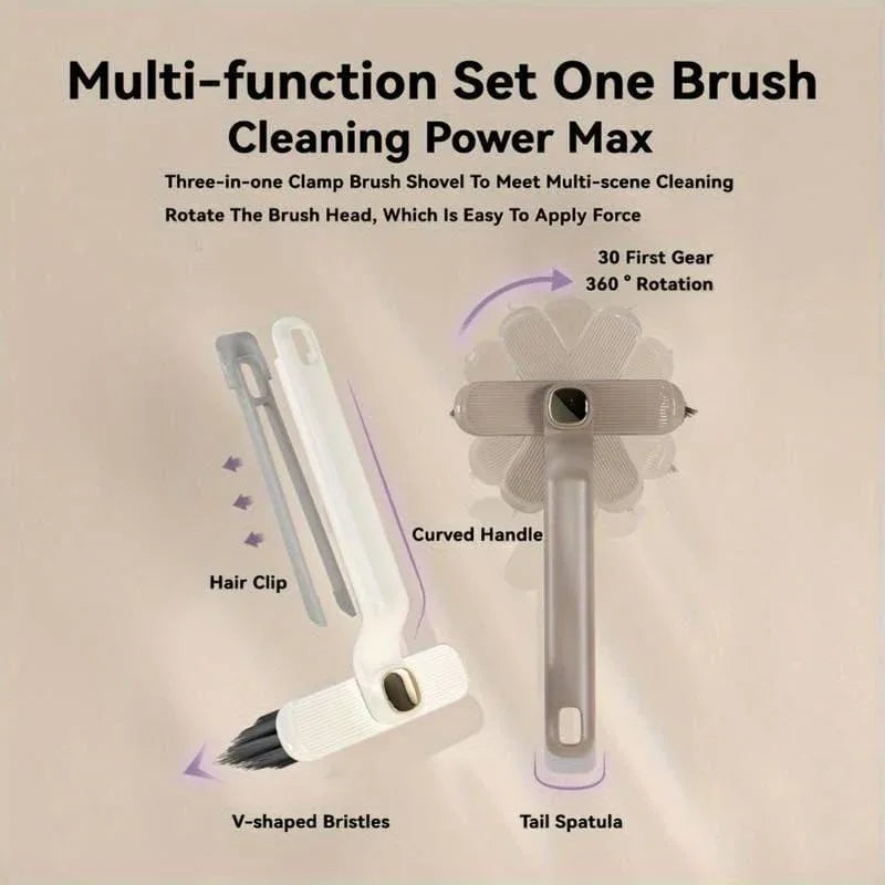 Rotating V Shaped Brush for Efficient Cleaning Solutions - Clarify.pk