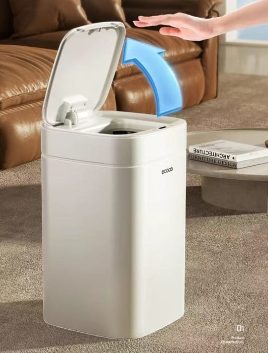 Ecoco 12L Smart Sensor Dustbin – Touchless Motion-Activated Waste Bin