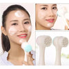 Double Sided Silicone Facial Cleanser Brush for Deep Cleansing and Exfoliation - Clarify.pk