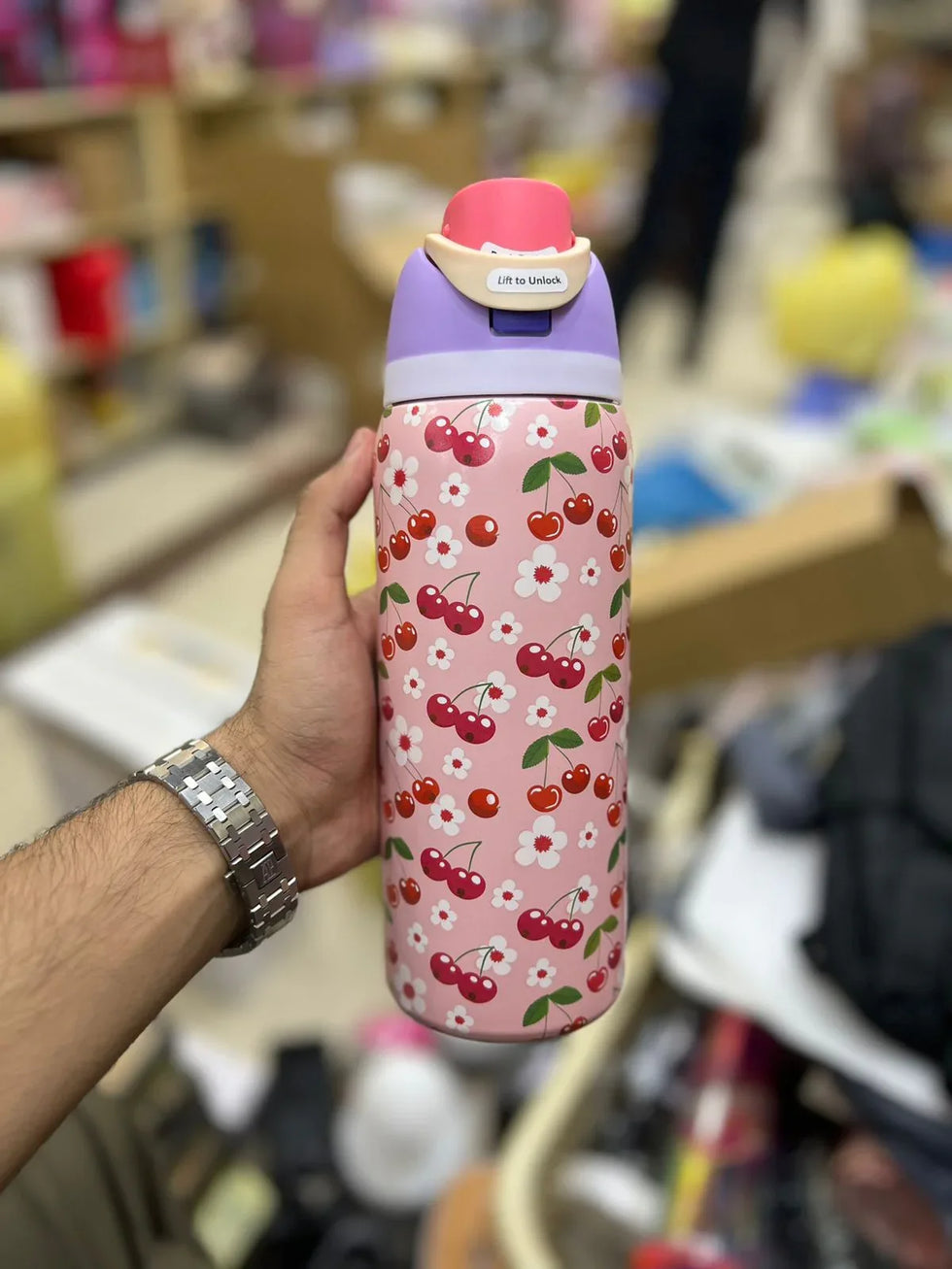 پریمیم چیری بلاسم 32oz اوولا بوتل - خوبصورت پانی کی بوتل (950ml)