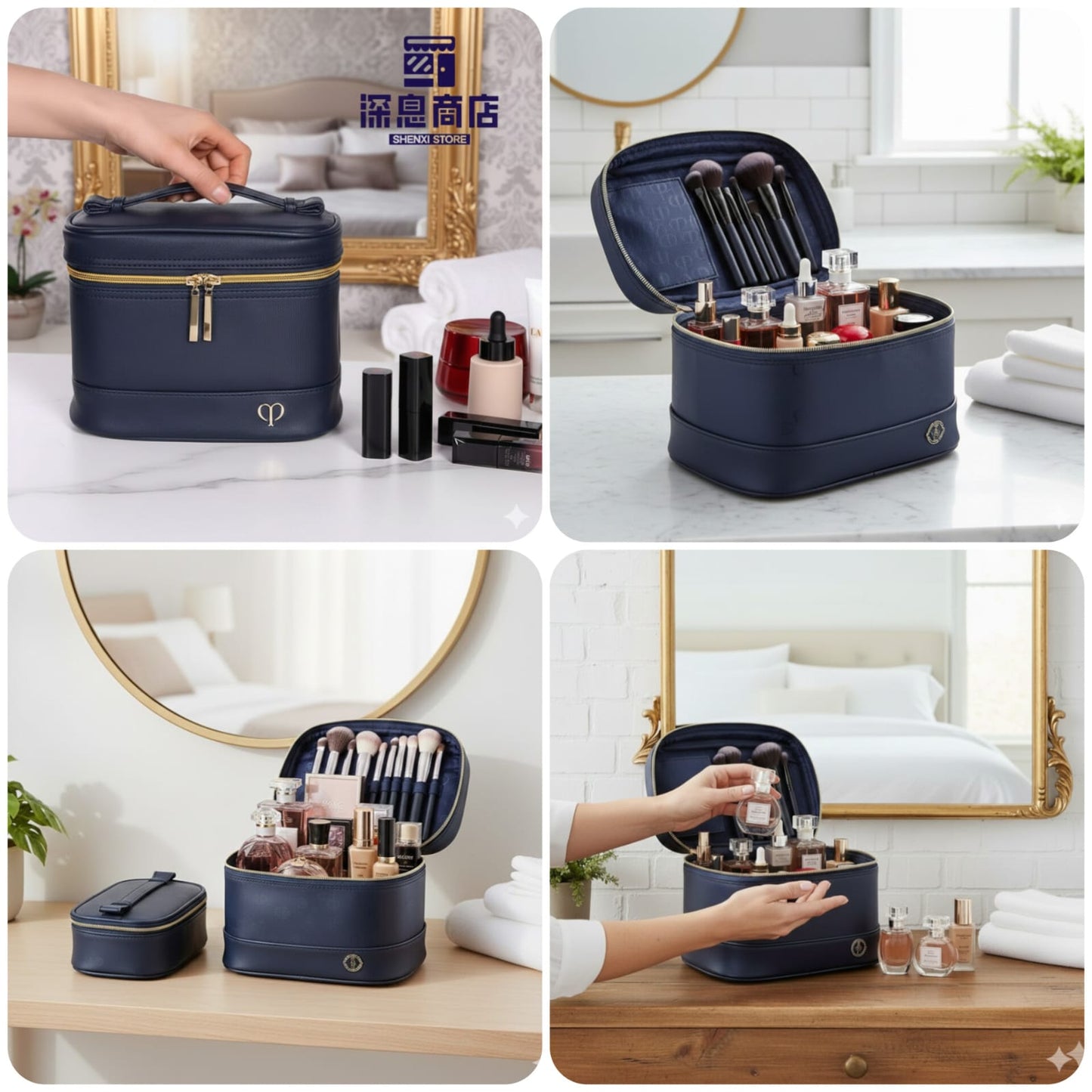 Luxury Makeup Storage Bag – Travel-Ready Organizer KT