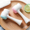 Double Sided Silicone Facial Cleanser Brush for Deep Cleansing and Exfoliation - Clarify.pk