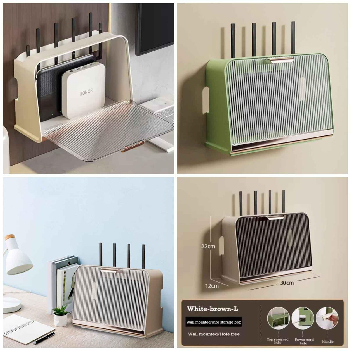 Wire Shelf For Router Wall-mounted WiFi Router Shelf for Space-Saving Convenience and Style ...