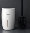 Silicone Toilet Brush with Holder – Wall Mount & Floor Stand