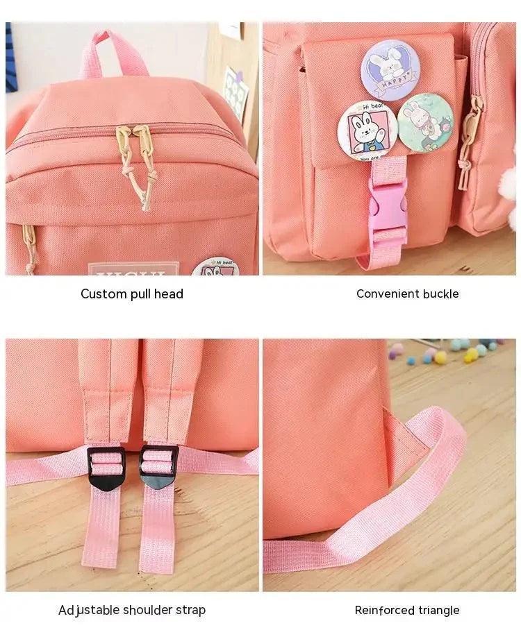 4pcs Bunny Bag Set - Cute and Functional Storage Solution for Kids - Clarify.pk