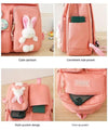 4pcs Bunny Bag Set - Cute and Functional Storage Solution for Kids - Clarify.pk