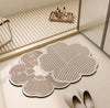 Flower Shaped Anti-Slip Bath Mat - Soft Absorbent Bathroom Rug