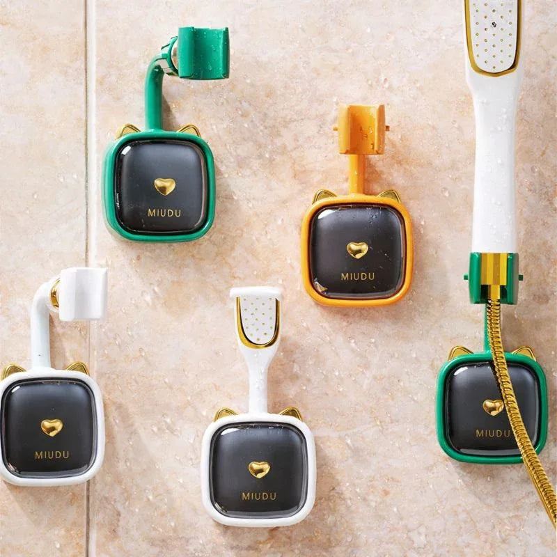 Wall-Mounted Shower Holder – Bathroom Organizer - Clarify.pk