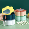 Aesthetic "Cat Paw" 4-Grid Spice & Condiment Box Set