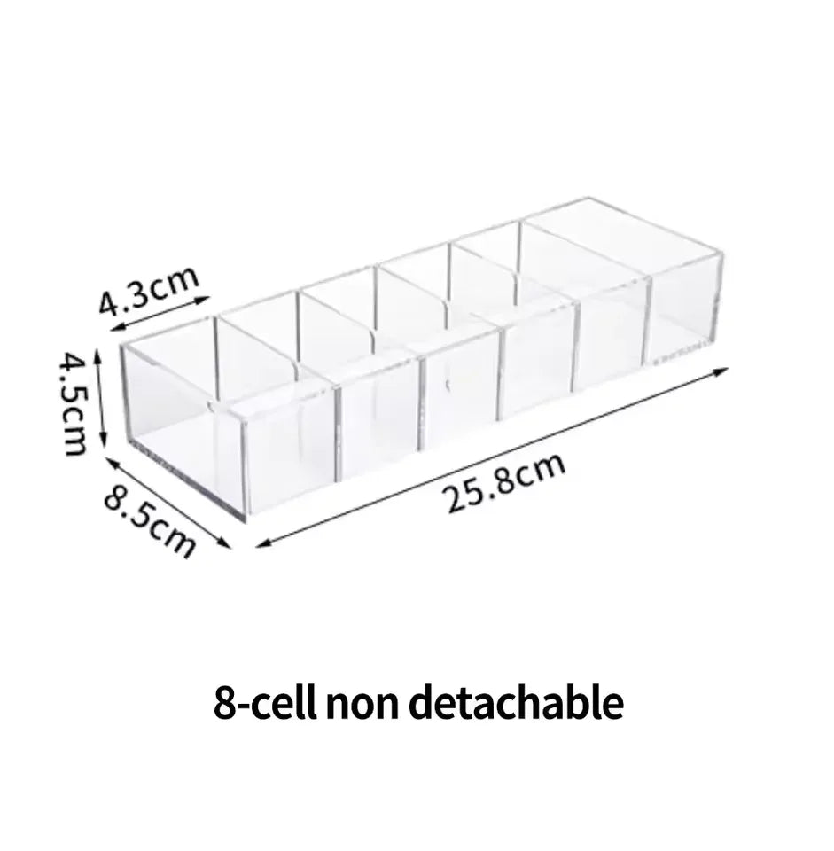 8 Compartment Organizer for Cosmetics & Accessories - Clarify.pk