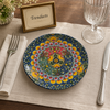 Premium 8-Inch Decorative Quarter Plate