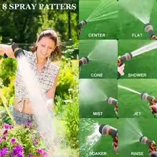 8 Pattern Water Gun Adjustable Garden Spray