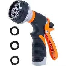 8 Pattern Water Gun Adjustable Garden Spray - Clarify.pk